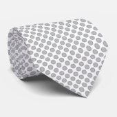 Moderne Kerstmis Grijs Patroon Cadeaupapier Stropdas (Opgerold)