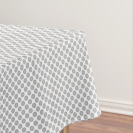 Moderne Kerstmis Grijs Patroon Cadeaupapier Tafelkleed