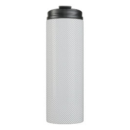 Moderne Kerstmis Grijs Patroon Cadeaupapier Thermosbeker