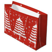 Moderne Kerstmis Groot Cadeauzakje (Voorkant Gekanteld)