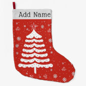 Moderne Kerstmis Grote Kerstsok (Voorkant)