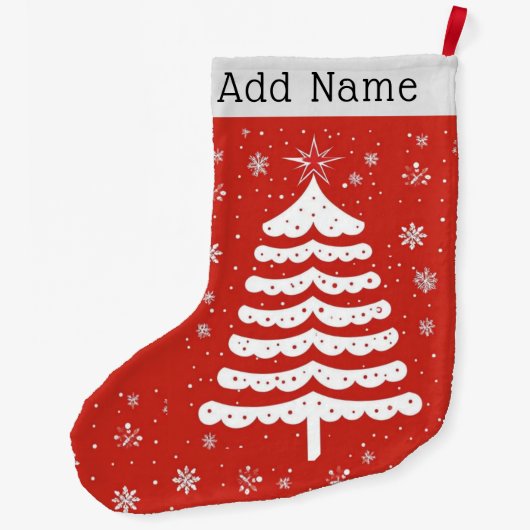 Moderne Kerstmis Grote Kerstsok (Achterkant)