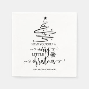 Moderne Kerstmis... heb jezelf een beetje gegeneer Servet