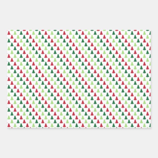 Moderne Kerstmis Inpakpapier Vel (Voorkant)