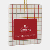 Moderne Kerstmis Keramisch Ornament (Rechts)