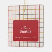 Moderne Kerstmis Keramisch Ornament (Links)