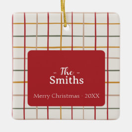 Moderne Kerstmis Keramisch Ornament