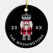 Moderne Kerstmis Keramisch Ornament (Voorkant)