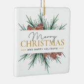 Moderne Kerstmis Keramisch Ornament (Rechts)