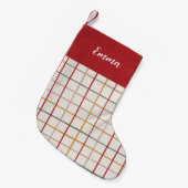 Moderne Kerstmis Kleine Kerstsok (Voorkant (Hangend))