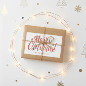 Moderne Kerstmis Kostuumstickers Rechthoekige Sticker