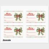 Moderne Kerstmis, minimalistisch, minimalistisch K Rechthoekige Sticker (Vel)