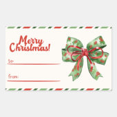 Moderne Kerstmis, minimalistisch, minimalistisch K Rechthoekige Sticker (Voorkant)