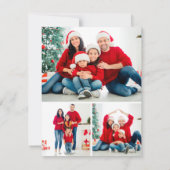 Moderne Kerstmis - nieuw startpunt voor foto's Notitiekaartje (Achterkant)