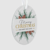 Moderne Kerstmis Ornament (voorkant)