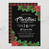 Moderne Kerstmis Ornament Party Uitnodiging (Voorkant / Achterkant)