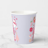 Moderne Kerstmis Papieren Bekers (Links)