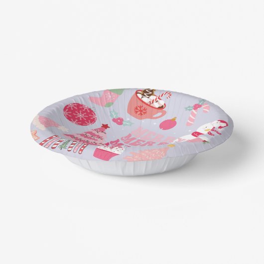 Moderne Kerstmis Papieren Kommen (Gebogen)