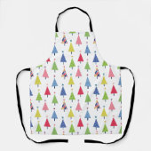 Moderne Kerstmis Schort (Voorkant)