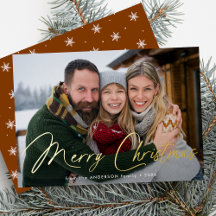 Moderne Kerstmis Scriptuur Gingbread Foto