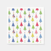 Moderne Kerstmis Servet (Voorkant)