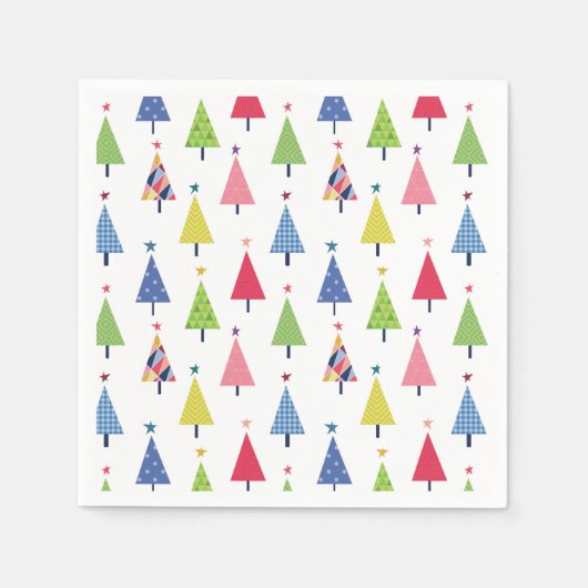 Moderne Kerstmis Servet (Voorkant)
