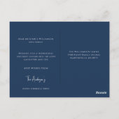 Moderne Kerstmis Stijlvolle Minimalistische fotofa Briefkaart (Achterkant)