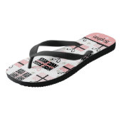 Moderne Kerstmis Teenslippers (Schuin)