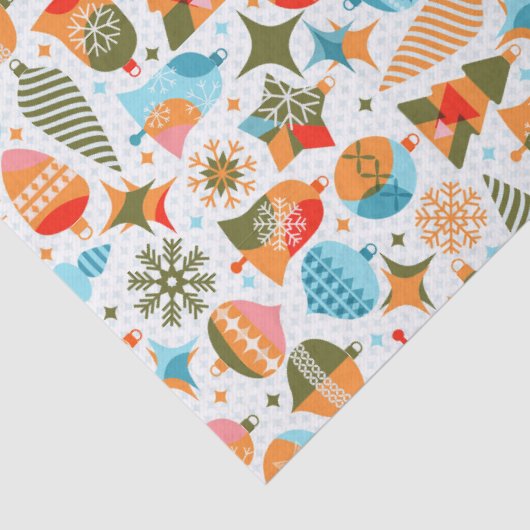 Moderne Kerstmis Tissuepapier (Detail)