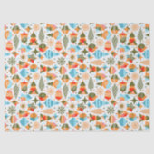 Moderne Kerstmis Tissuepapier (Voorkant)