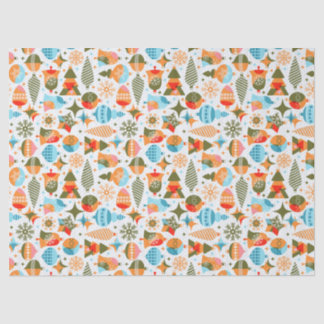 Moderne Kerstmis Tissuepapier