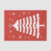 Moderne Kerstmis Tissuepapier (Voorkant)