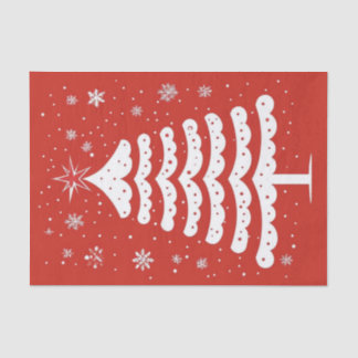 Moderne Kerstmis Tissuepapier