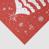 Moderne Kerstmis Tissuepapier (Detail)