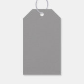Moderne Kerstmis | Zilver naar CadeauLabels (Achterkant)