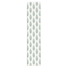 Moderne Kerstmishuis Decor Evergreen Tree Korte Tafelloper