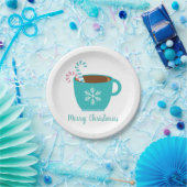 Moderne kerstMok  Papieren Bordje (Feest)