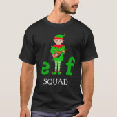 Moderne kerstmusical Elf Squad T-Shirt (Voorkant)