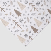 Moderne kerstneutrale tinten tissuepapier (Detail)