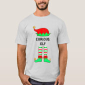 Moderne kerstnieuwsgierige Elf T-Shirt (Voorkant)