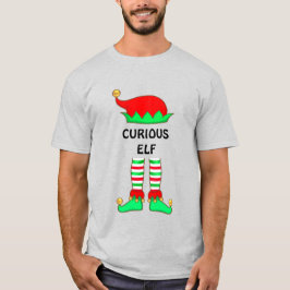 Moderne kerstnieuwsgierige Elf T-Shirt