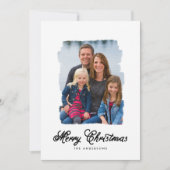 Moderne kerstschildering | Vakantieknopkaart Feestdagenkaart (Voorkant)