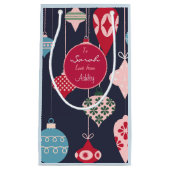 Moderne kerstsierontwerpen op maat klein cadeauzakje (Voorkant)