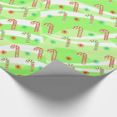 Moderne kerstsnoeprietontwerp cadeaupapier (Hoek)