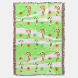 Moderne kerstsnoeprietontwerp deken