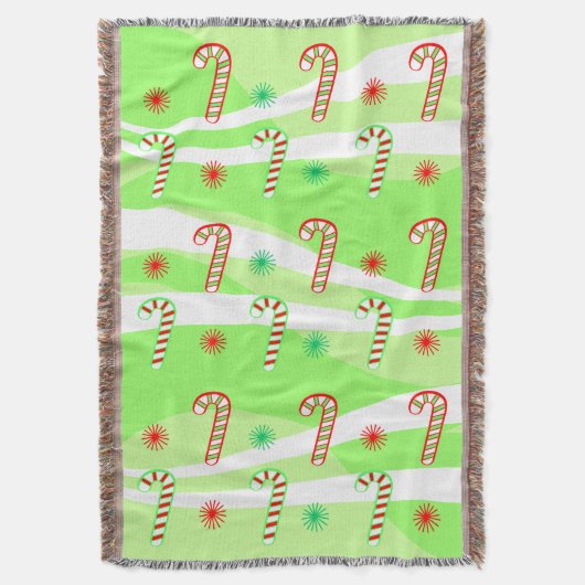 Moderne kerstsnoeprietontwerp deken (Voorkant Verticaal)