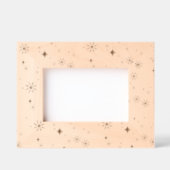 Moderne kerstsnowflake gegraveerde lijstjes (Voorkant)