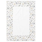 Moderne kerstsnowflake tablecloth tafelkleed (Voorkant)