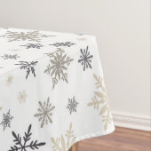 Moderne kerstsnowflake tablecloth tafelkleed (Voorbeeld)