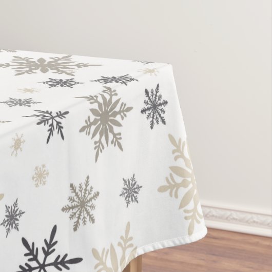 Moderne kerstsnowflake tablecloth tafelkleed (Voorbeeld)